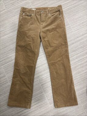 GAP Perfect Boot Corduroy Jeans in Tan